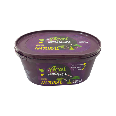 AÇAÍ SORVELANDIA C/ GUARANÁ 1,020KG