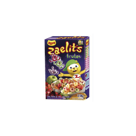 CEREAL MATINAL ZAELI ZAELITS FRUTAS 230G