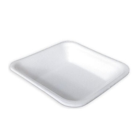 EMBALAGEM BANDEJA ISOPOR 21CM X 14CM TR02 10UN