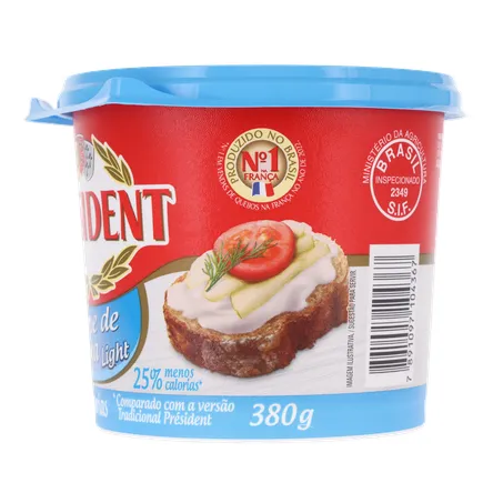 Creme De Queijo Ricota Light President 380G 360-5