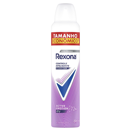 Desodorante Aerossol Rexona 250ml - Active - Feminino - Leve Mais, Pague Menos