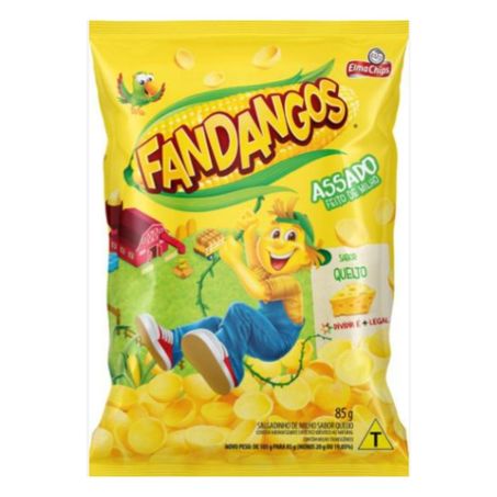 SALGADINHO SABOR QUEIJO FANDANGOS ELMA CHIPS 85G