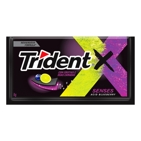 Trident x senses acid blueberry 8 g