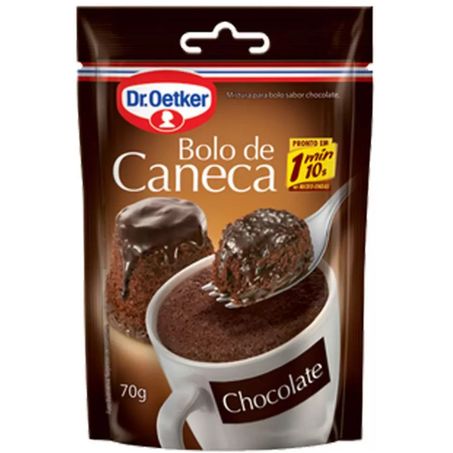 Bolo de caneca dr oetker 70g chocolate