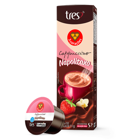 CAPSULA 3CORACOES CAPPUCCINO NAPOLITANO 11G