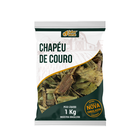 CHAPEU DE COURO FOLHA E TALOS 1 KG
