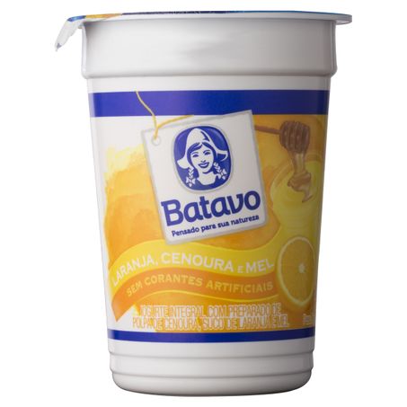 IOGURTE INTEGRAL LARANJA, CENOURA E MEL BATAVO