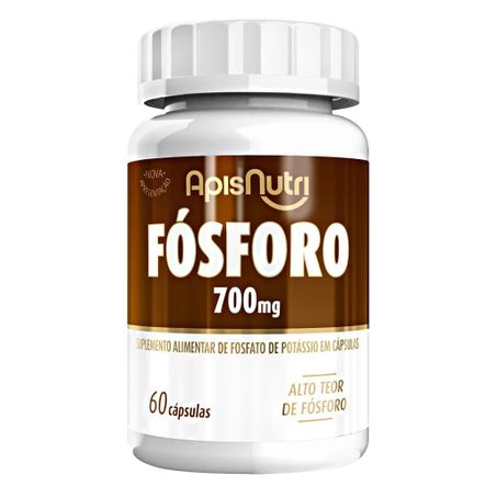 SUPLEMENTO MINERAL DE FOSFORO 700MG 60 CAPS - APIS