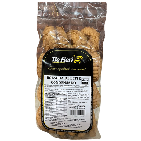 Bolacha especial tio fiori leite condensado 300g