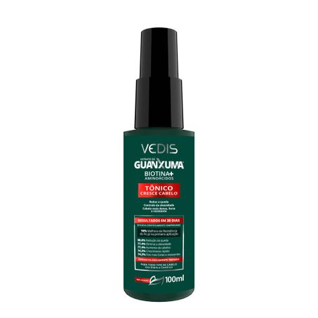 Tonico Vedis Guanxuma 100ml Antiqueda Cresce Cabelo