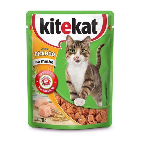 Racao kitekat 70g frango ao molho