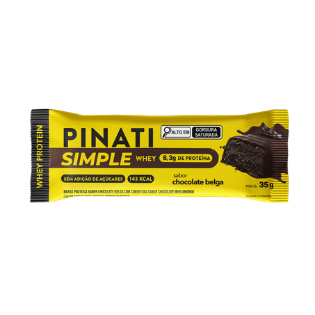 Barra pinati simple whey choco belga 35g