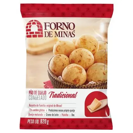 PAO QUEIJO FORNO MINAS 820G