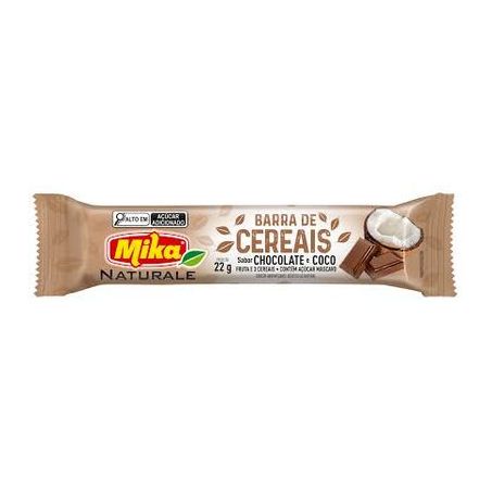 BARRA DE CEREAL MIKA CHOCOLATE E COCO 22G