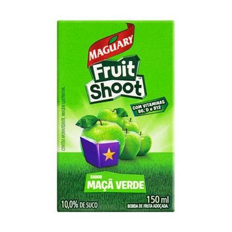 SUCO FRUIT SHOOT 150ML MACA VERDE