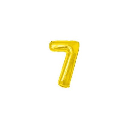 Balao metalizado curifest dourado 40cm n7