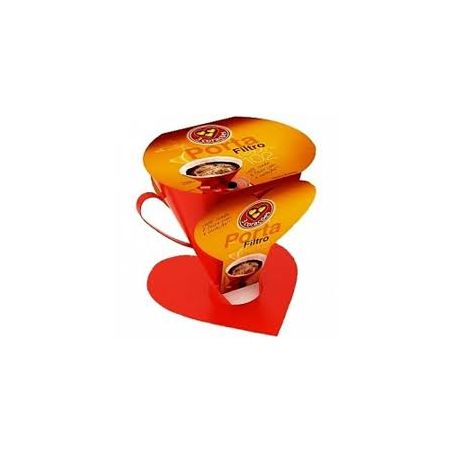 SUPORTE PARA FILTRO DE CAFE VERMELHO 3 CORACOES 102