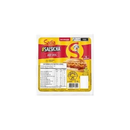 Salsicha sadia hot dog com 10 500g