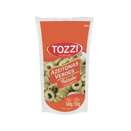 AZEITONA TOZZI VERDE FATIADA 150G SH