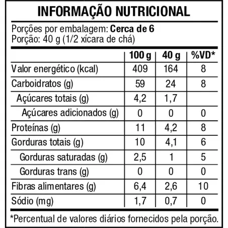 GRANOLA TRADICIONAL SEM GLÚTEN ZERO AÇÚCAR 250 G - VITAO 360-1