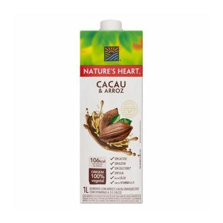 BEB.CACAU NATURES HEART TP 1L
