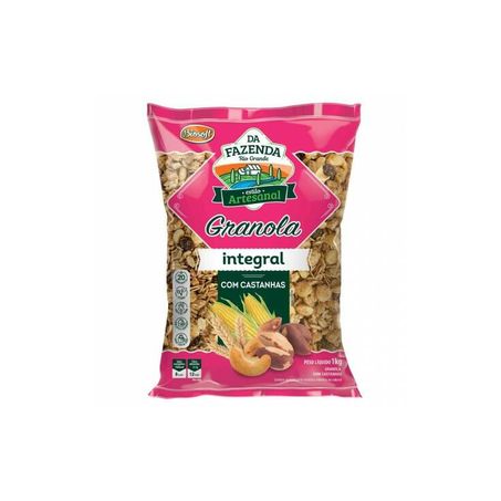 GRANOLA INTEGRAL COM CASTANHAS BIOSOFT 230G