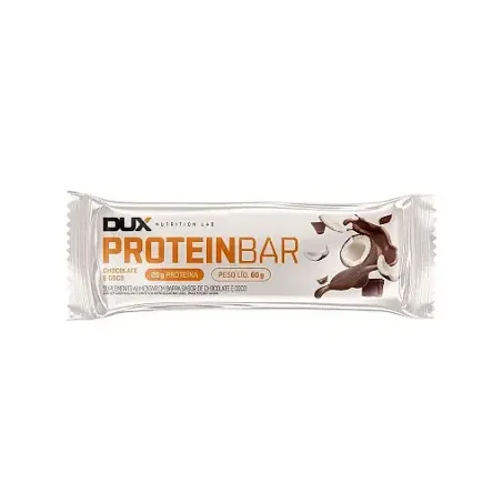 Barra Protein Bar Chocolate e Coco Dux 60g