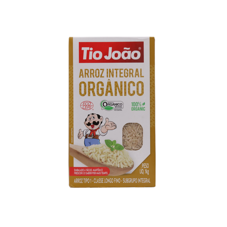 ARROZ TIO JOÃO INTEGRAL ORGÂNICO 1KG 360-0