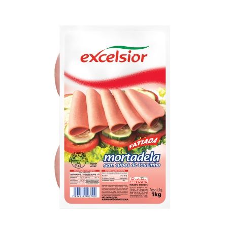 Mortadela excelsior fat s/gordura 1kg*