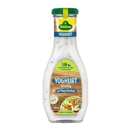 Molho salada kuhne yoghurt ervas finas vd 250ml