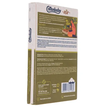 Cotonetes cottonbaby eco. c/75 360-13