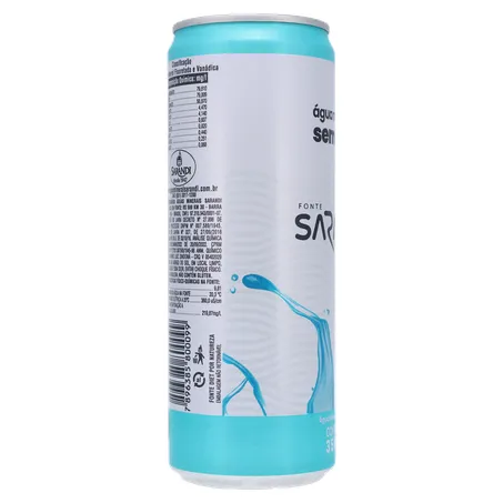 ÁGUA MINERAL SARANDI ALKALINE SEM GÁS LATA 350ML 360-28