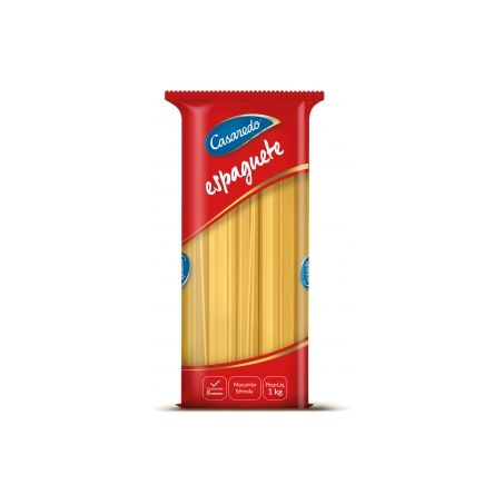 MASSA SÊMOLA CASAREDO ESPAGUETE FINO PACOTE 1KG