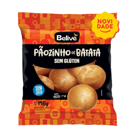 PAOZINHO DE BATATA ZERO BELIVE 198G