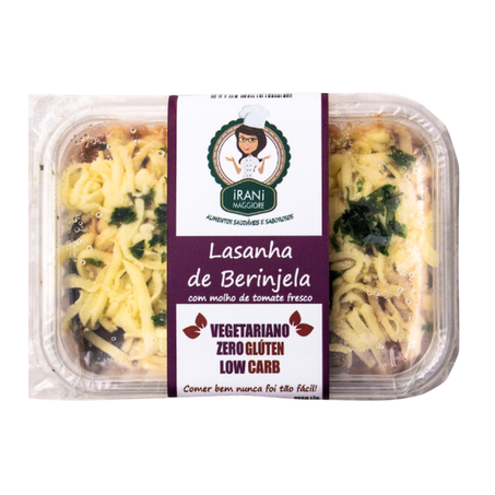 Lasanha Irani Berinjela Low Carb Sem Glúten 350g