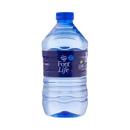 Agua mineral font life s/gas 2,5l