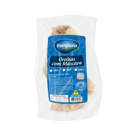 Orelha suína Pamplona salgada Aprox. 1,040g a Un