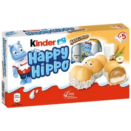 Wafer kinder happy hippo hazelnut 103,5g