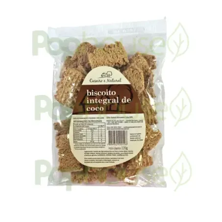 BISCOITO  INT DE COCO 120G CASEIRO E NATURAL