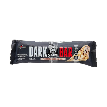 Barra whey darkness 90gr flocos chocolat