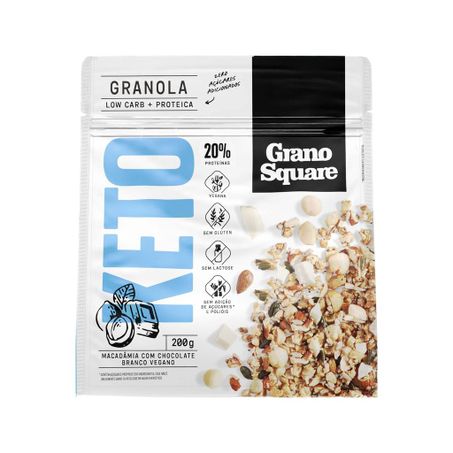 Granola Keto Macadâmia GranoSquare 200g