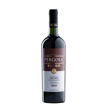 Vinho tinto demi seco bordo pergola 750m