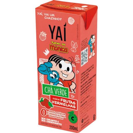 CHA VERDE YAI T MONICA 200ML FRUTAS VERM