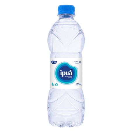 Água mineral ipuá sem gás 500 ml