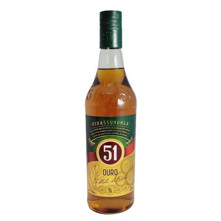 Aguardente Pirassununga 51 Ouro 965ml