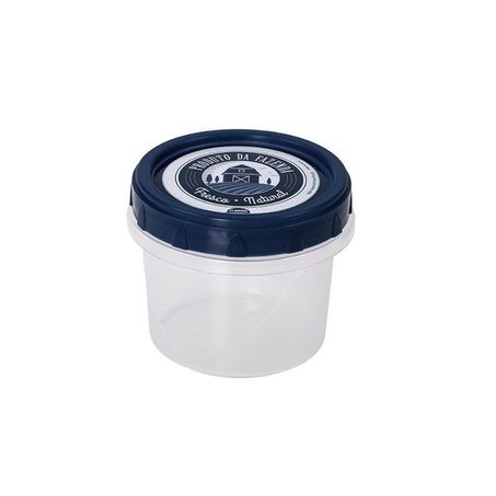 Pote Redondo Rosca Decorado Plasútil 300ml