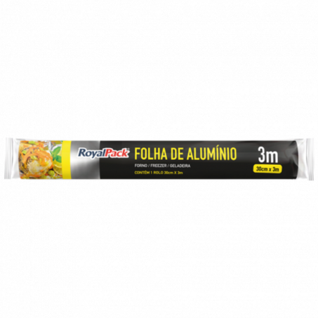 Papel aluminio royalpack 30cmx3m