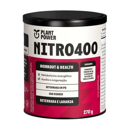 Suplemento Alimentar Plant Power Beterraba E Laranja 270g