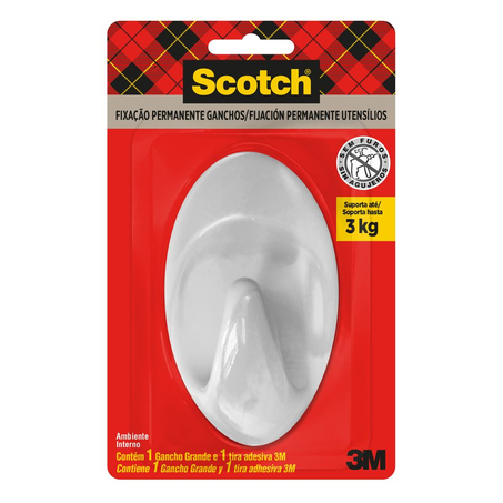 Gancho Scotch Branco Grande