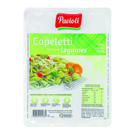 CAPELLETI PAVIOLI LEGUMES 250G